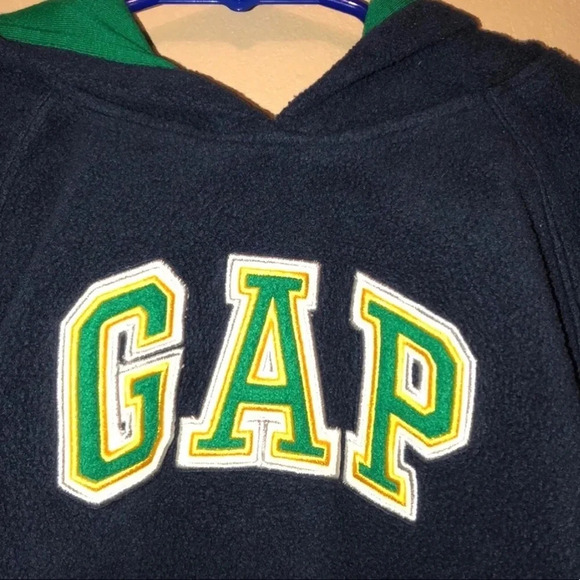 GAP EUC BOYS BLUES HOODED HOODIE FLEECE SWEATSHIRT TOPS TOP SHIRT SIZE 4 YRS - Picture 2 of 6